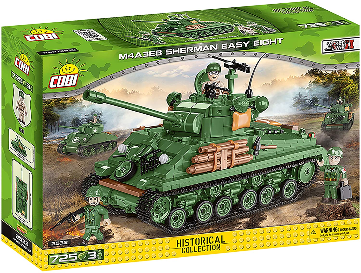Small Army M4A3E8 Sherman "Easy Eight" Tank